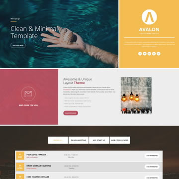 网站建设站网页模板