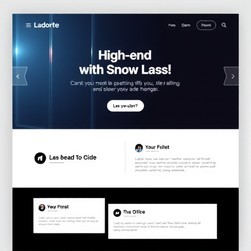 高端大气风格网站建设的布局规划(图2)