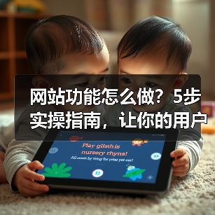网站功能怎么做？5步实操指南，让你的用户留存率暴涨300%（图2）