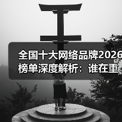 全国十大网络品牌2026榜单深度解析：谁在重新定义中国品牌？（图1）