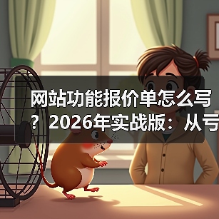 网站功能报价单怎么写？2026年实战版：从亏钱到溢价300%的报价心法（图3）