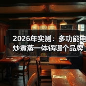 2026年实测:多功能电炒煮蒸一体锅哪个品牌好?看完少走3年弯路(图2) 2026年实测:多功能电炒煮蒸一体锅哪个品牌好?看完少走3年弯路(图2)