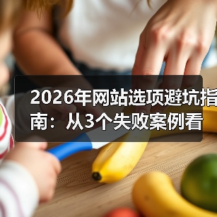 2026年网站选项避坑指南:从3个失败案例看透选型真相(图1) 2026年网站选项避坑指南:从3个失败案例看透选型真相(图1)