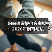 网站建设报价方案模板：2026年别再被坑，这套报价表省下30%预算（图3）