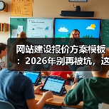 网站建设报价方案模板：2026年别再被坑，这套报价表省下30%预算（图1）