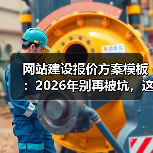 网站建设报价方案模板：2026年别再被坑，这套报价表省下30%预算（图4）