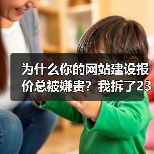 为什么你的网站建设报价总被嫌贵?我拆了237份报价模板,发现真相(图3) 为什么你的网站建设报价总被嫌贵?我拆了237份报价模板,发现真相(图3)