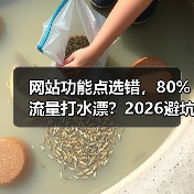 网站功能点选错，80%流量打水漂？2026避坑指南（图3）