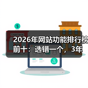 2026年网站功能排行榜前十：选错一个，3年流量白做（图1）