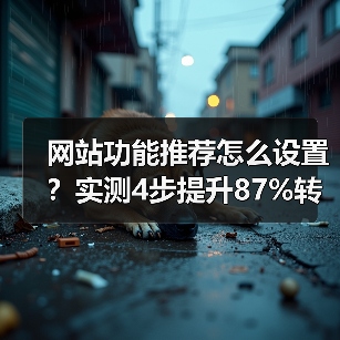 网站功能推荐怎么设置？实测4步提升87%转化率（图2）