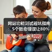 网站功能测试避坑指南：5个致命错误让80%用户流失（图4）