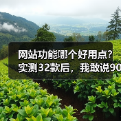 网站功能哪个好用点？实测32款后，我敢说90%的人选错了（图3）