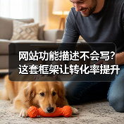 网站功能描述不会写？这套框架让转化率提升176%（图1）