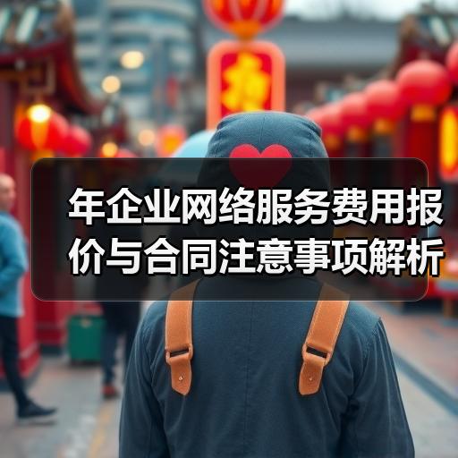 年企业网络服务费用报价与合同注意事项解析